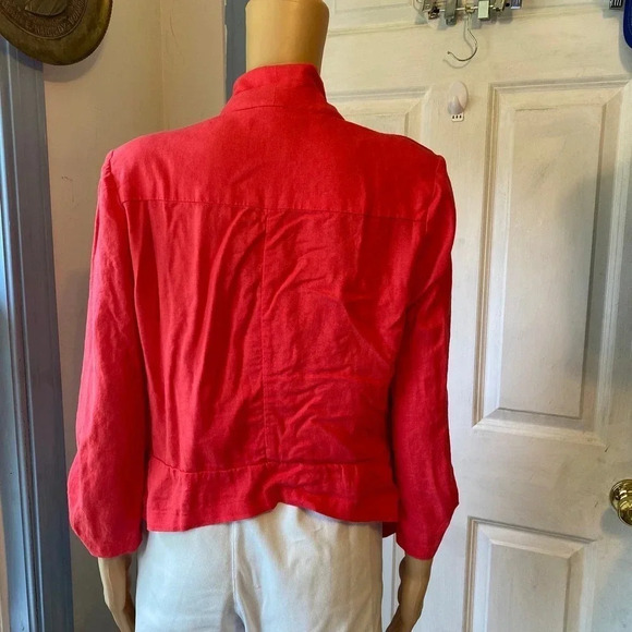 Love Tree Linen Blend Open Jacket/Cardigan Women Size L - Picture 2 of 7